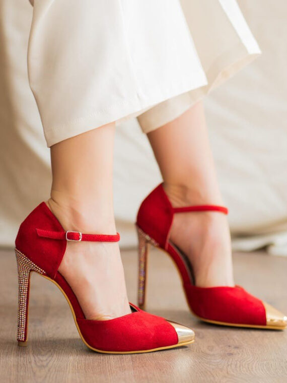 Long Crystal High Heels For Women A2