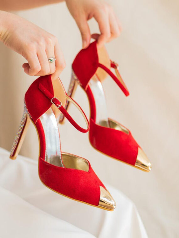 Long Crystal High Heels For Women A2